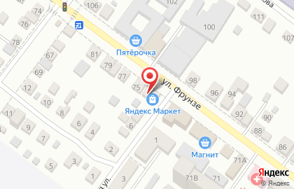 Магазин бытовой техники на улице Фрунзе на карте