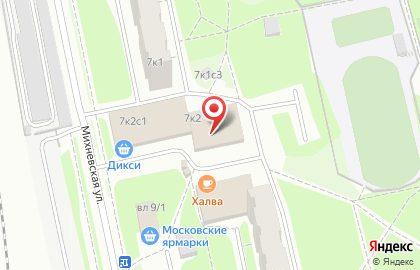 Центр АрсПикс в Восточном Бирюлево на карте
