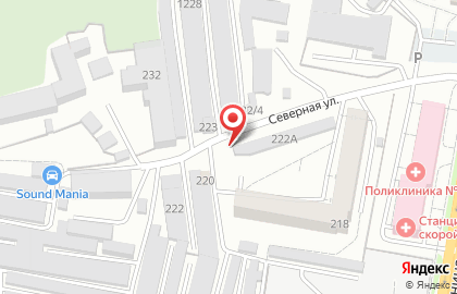 Амурская мемориальная компания Ритул на Северной улице на карте