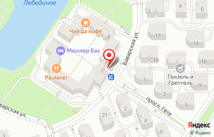 Продовольственный магазин Агрокомплекс Выселковский на Баварской улице на карте