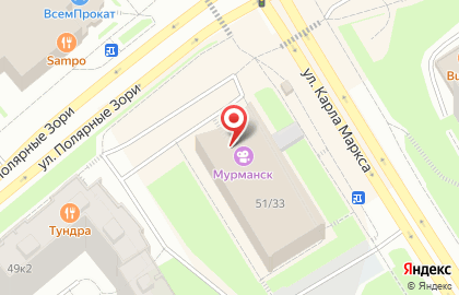 Кинопредприятие Мурманск на карте