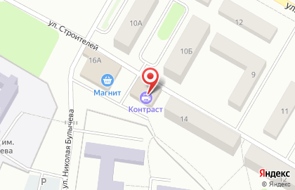 Контраст в Москве на карте
