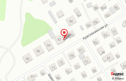 Конный клуб Золотая Подкова на Краснокамской улице на карте