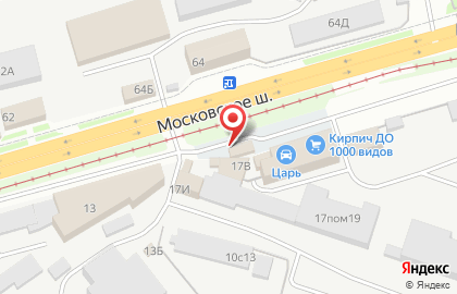 Тосна на Московском шоссе на карте