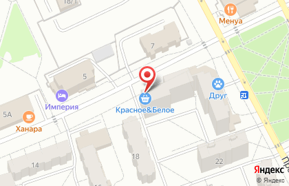 Кафе Парус в Калининском районе на карте