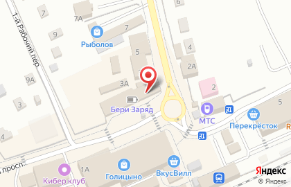 Салон связи Связной на Заводском проспекте в Голицыно на карте