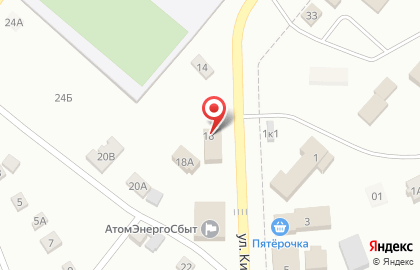 Продуктовый магазин Аян на улице Кирова на карте