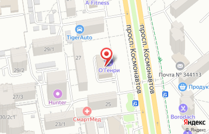 Ресторан Силла на проспекте Космонавтов на карте