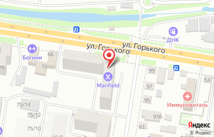 Академия стиля Mozart Art House на улице Горького на карте