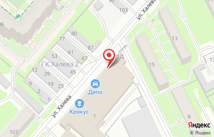 Оптово-розничная фирма Мега Крепеж в Приволжском районе на карте