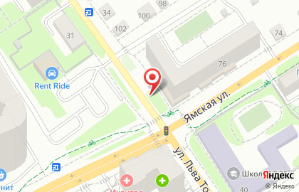 Химчистка Евролюкс групп на Ямской улице на карте