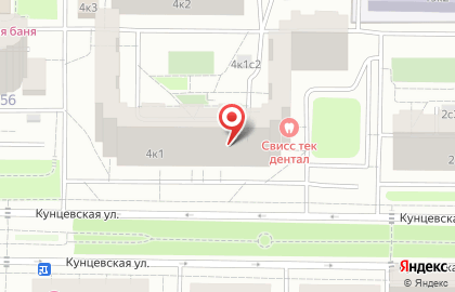 Район Кунцево Совет пенсионеров, ветеранов войны, труда, Вооруженных Сил и правоохранительных органов на Кунцевской улице на карте