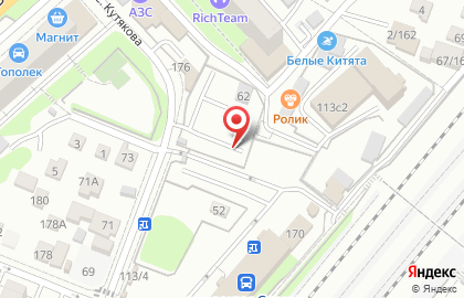 Автостоянка в Саратове на карте