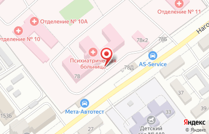 Банкомат ВТБ на Нагорной улице на карте