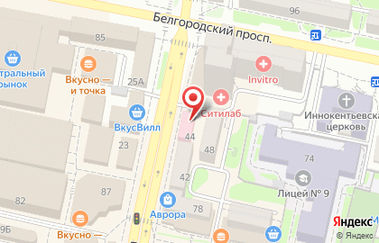 Центральная офтальмологическая клиника на Садовой улице на карте