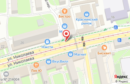 Сити-форматы от Север на улице Николаева на карте