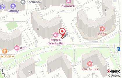 Салон красоты Anne’s Beauty Bar на карте