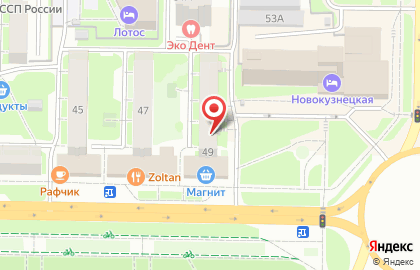 Группа компаний Консиб в Центральном районе на карте