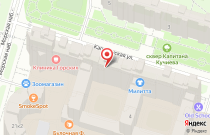 Спа-студия Аква-Рай на метро Приморская на карте