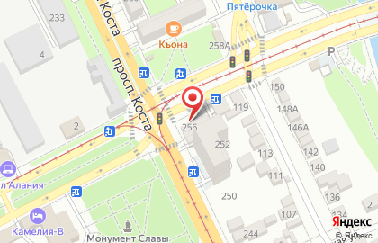 Свеча на проспекте Коста на карте
