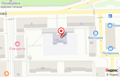 Детский сад №18 на улице Горького на карте