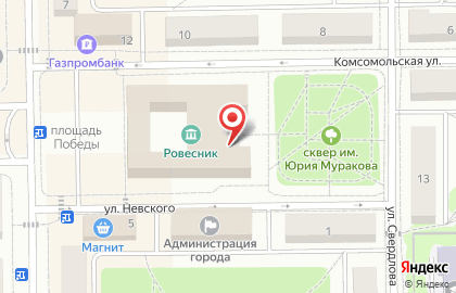 Дворец культуры Ровесник на карте
