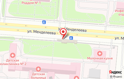 Ортопедический салон Ортекс Мед на улице Менделеева на карте