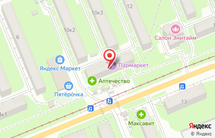 Медицинский центр Виктория на улице Надежды Сусловой на карте