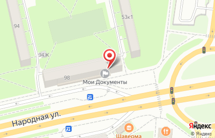 Многофункциональный центр Невского района в Санкт-Петербурге на карте