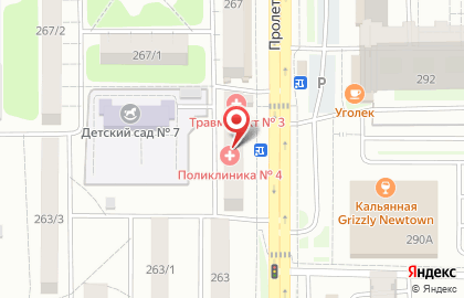 Аптека Областной аптечный склад на Пролетарской улице на карте
