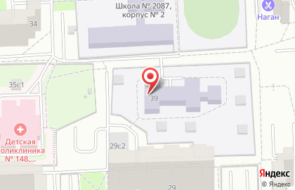 Средняя общеобразовательная школа Открытие №2087 с дошкольным отделением на Новочеркасском бульваре, 39 на карте