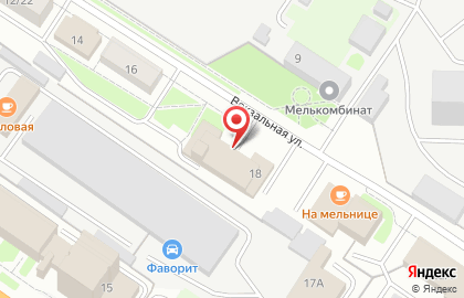 Пожарная часть №72 на Вокзальной улице на карте
