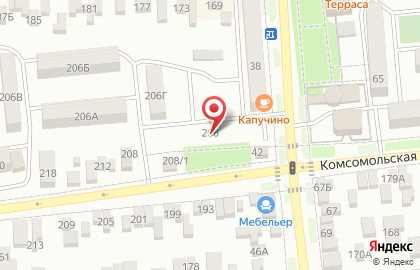 Участковый пункт полиции на Комсомольской улице на карте