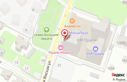 МРоад на Малой Ямской улице на карте
