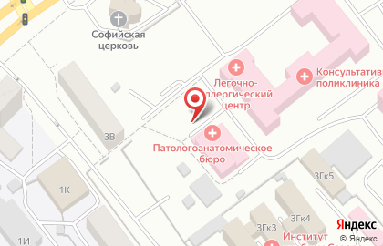 Красноярское краевое патологоанатомическое бюро на карте
