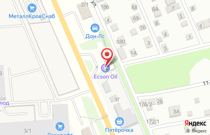 Эксон Ойл на трассе Ростов-Новошахтинск на карте