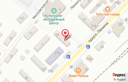 Магазин продуктов в Калининграде на карте