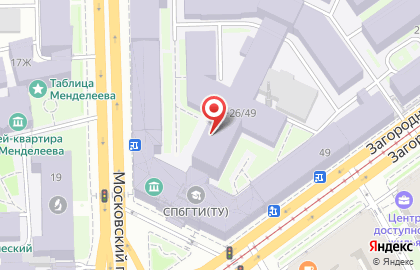 Музей истории Санкт-Петербургского Государственного Технологического института на карте