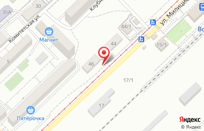 МИИТ, Московский государственный университет путей сообщения в Ворошиловском районе на карте