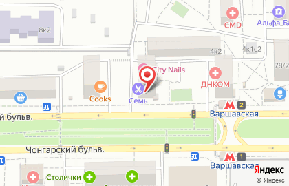 БИНООПТИКА на Варшавской на карте
