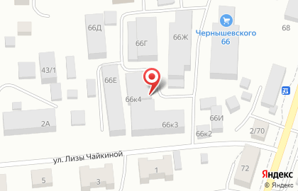 Торговая фирма Фаворит на улице Чернышевского на карте
