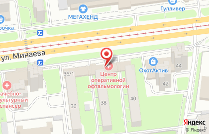 Медицинский центр Академия в Ленинском районе на карте