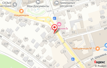 Чебуречная №1 на улице Голенева на карте
