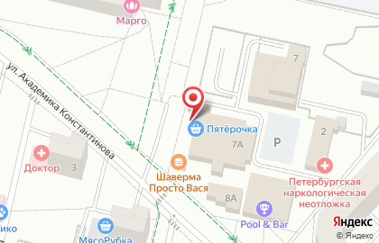 Мир смешных цен на улице Коли Подрядчикова на карте