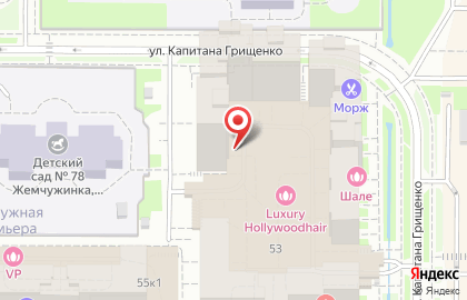 Продовольственный магазин в Красносельском районе на карте
