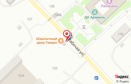 Шашлычный двор Гюмри на карте