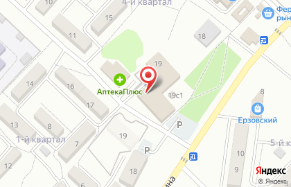 Пивной магазин СОМ в рп. Ерзовка на карте