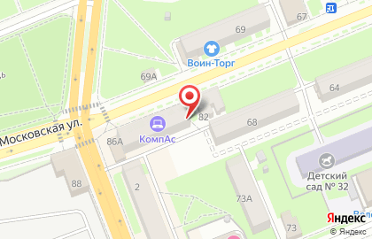 Ювелирная мастерская Высшая Проба на Московской улице на карте