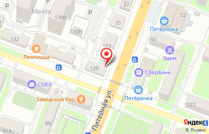 ГранПью, алкомаркет на Литейной улице на карте