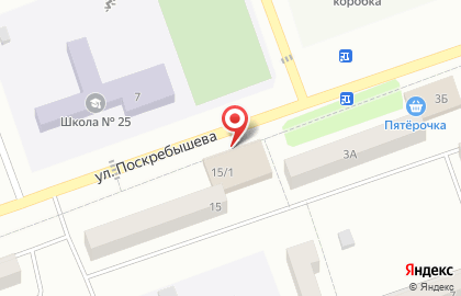 Магазин Прогресс на Комсомольской на карте